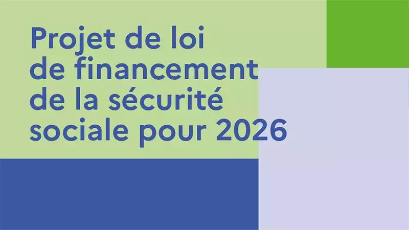 Visuel de couverture du PLFSS pour 2026 